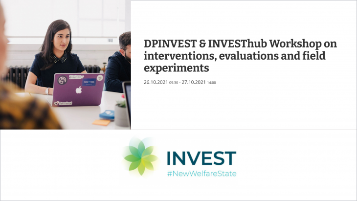 DPINVEST & INVESThub Workshop on interventions, evaluations and field experiments
