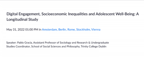 Digital Engagement, Socioeconomic Inequalities and Adolescent Well-Being: A Longitudinal Study