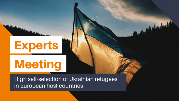High self-selection of Ukrainian refugees in European host countries