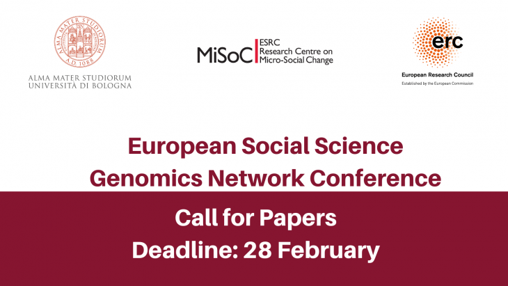 European Social Science Genomics Network Conference II logos
