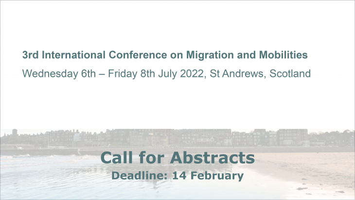 3rd International Conference on Migration and Mobilities