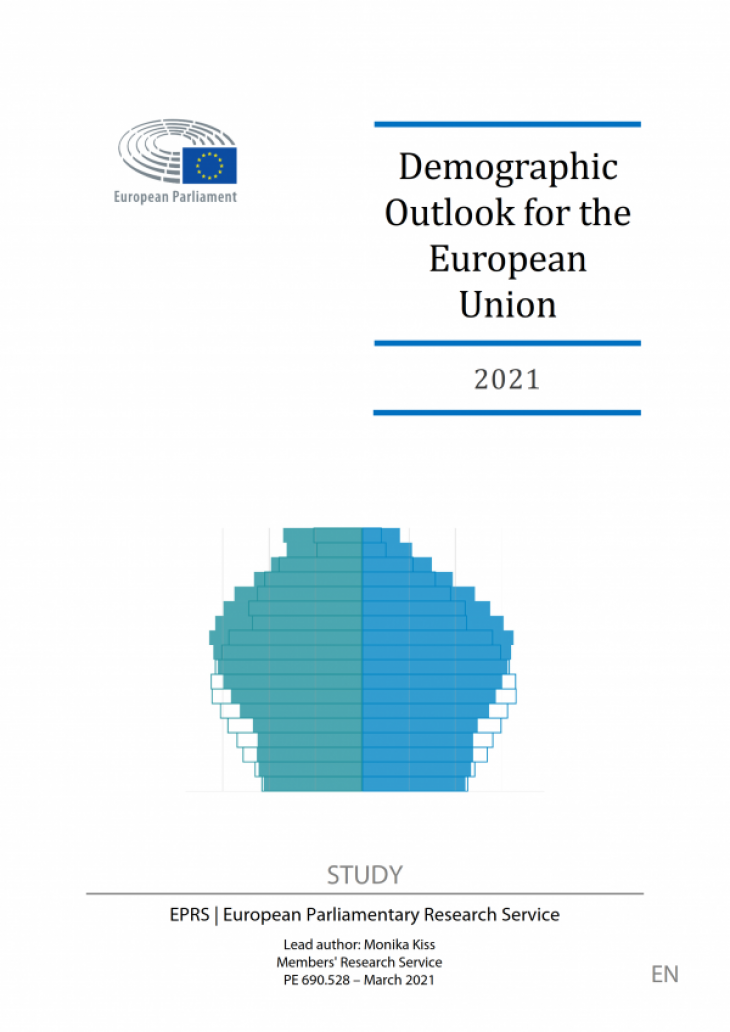 Demographic outlook for the European Union 2021 cover