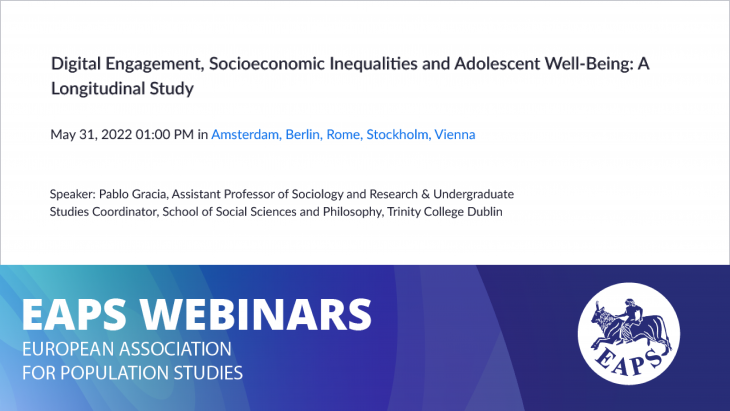 Digital Engagement, Socioeconomic Inequalities and Adolescent Well-Being: A Longitudinal Study