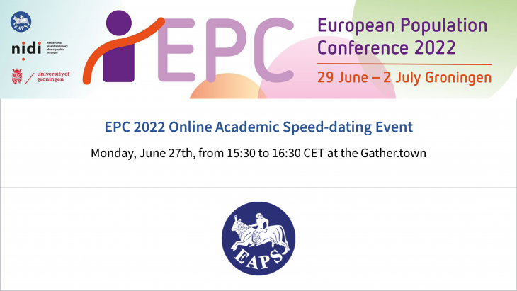 EPC 2022 Online Academic Speed-dating Event.
