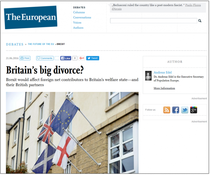 News: Britain's Big Divorce?