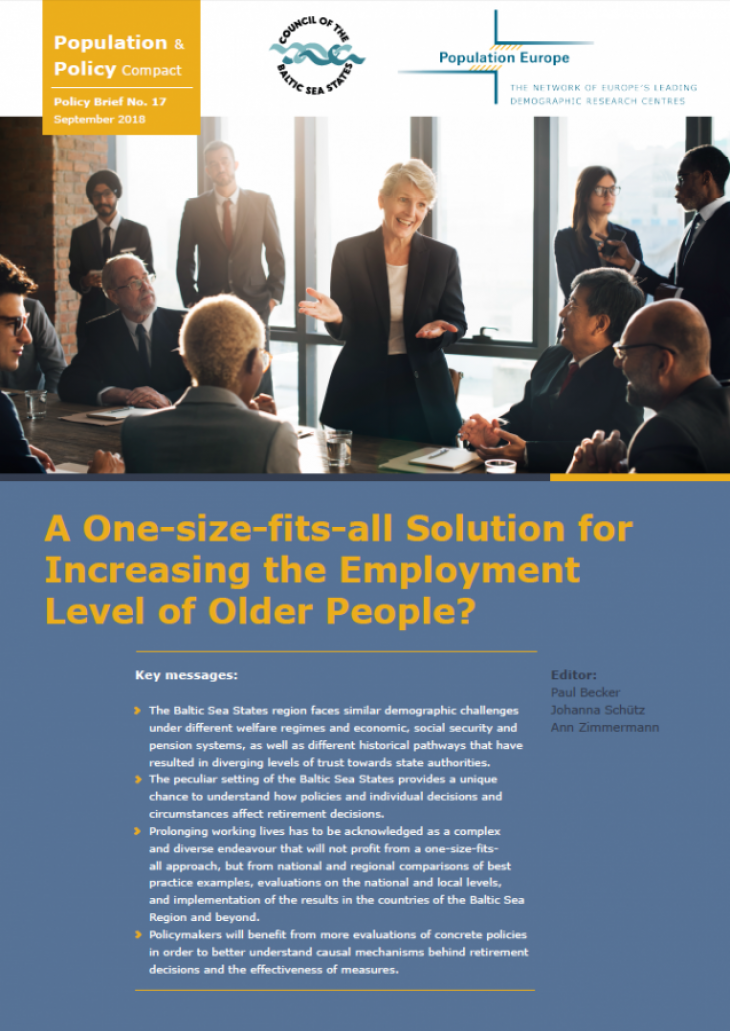 A One-Size-fits-All Solution for Increasing the Employment Level of Older People?