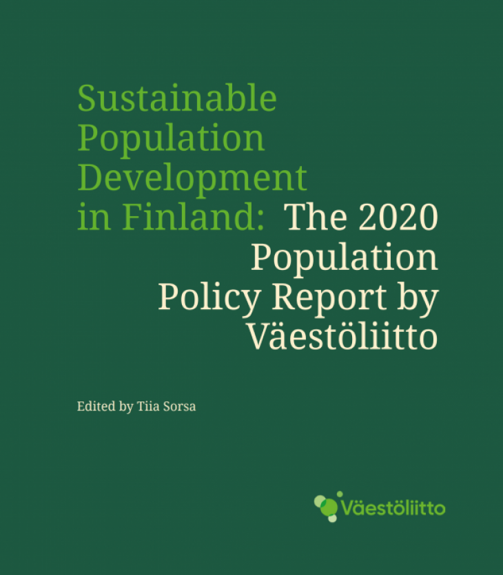 Sustainable Population Development in Finland Report Cover