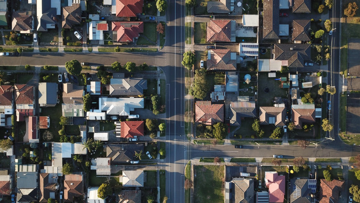 Top view from neighbourhoos